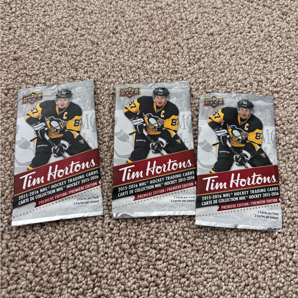 Tim Hortons NHL Hockey Trading Cards unopened